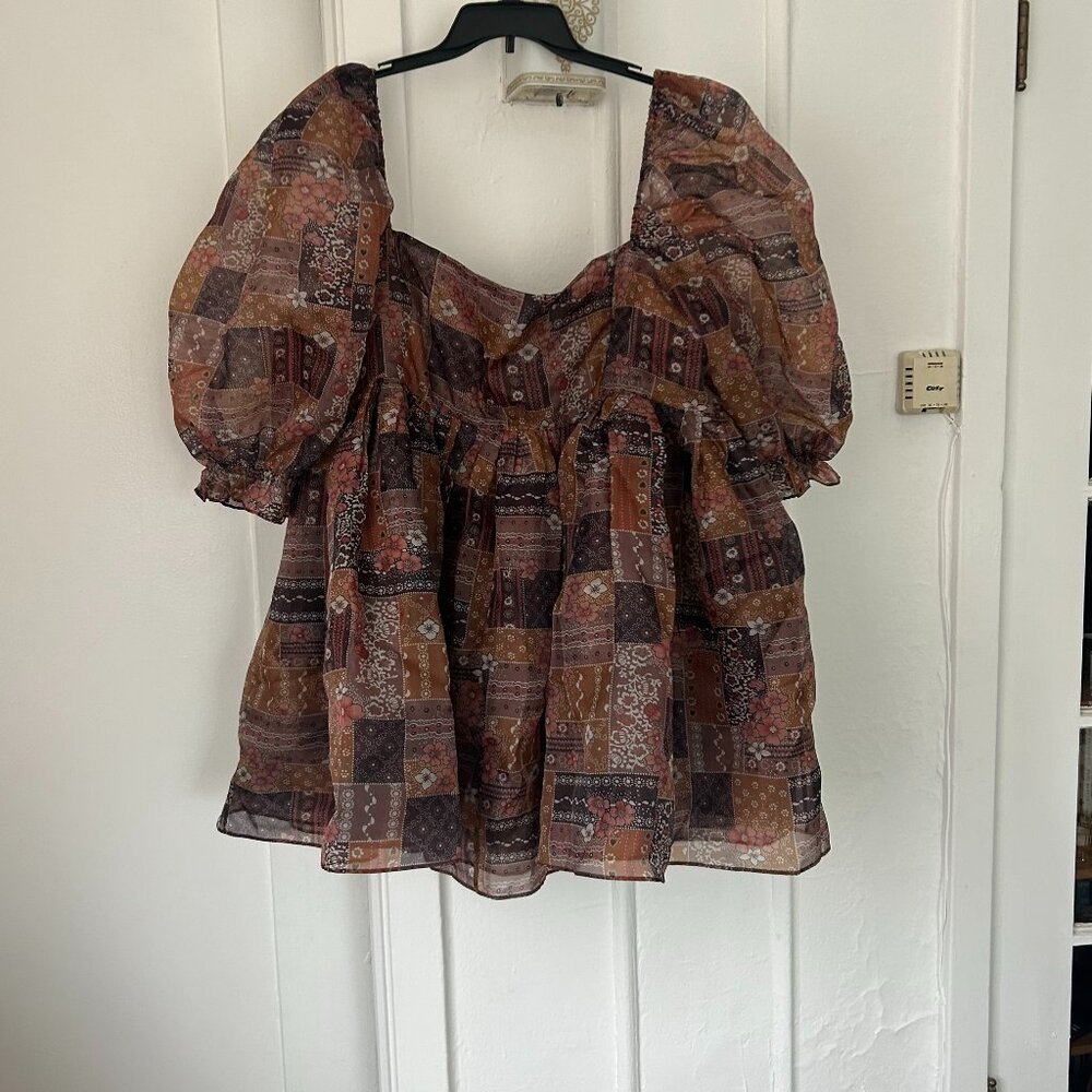 Selkie Puff Dress - Patchouli 3x